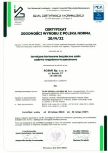 Icon of Certyfikat -zakładowa kontrola produkcji